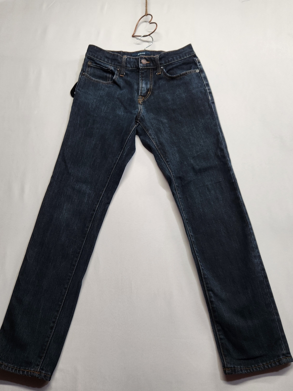 ⭐️Aero Dark Wash Straight Leg Jeans Size 27x30 Stretch Denim Classic